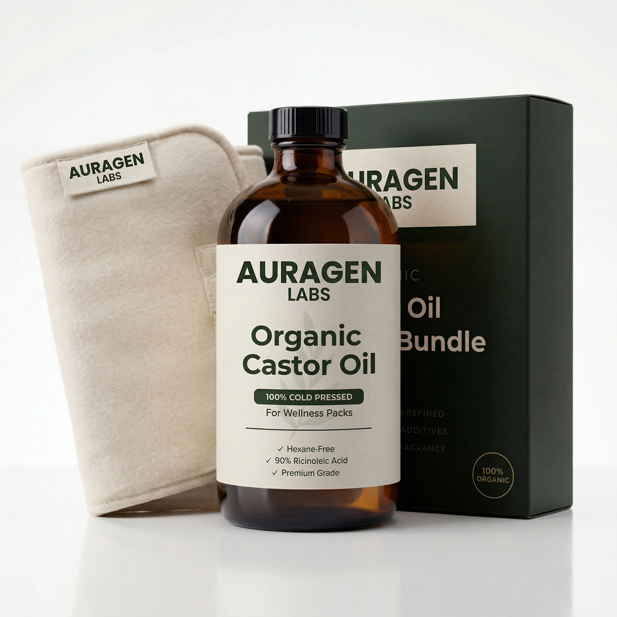 Organic Castor Oil Pack Bundle